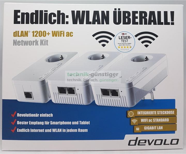 Devolo DLAN 1200+ Wifi Netwerk Kit