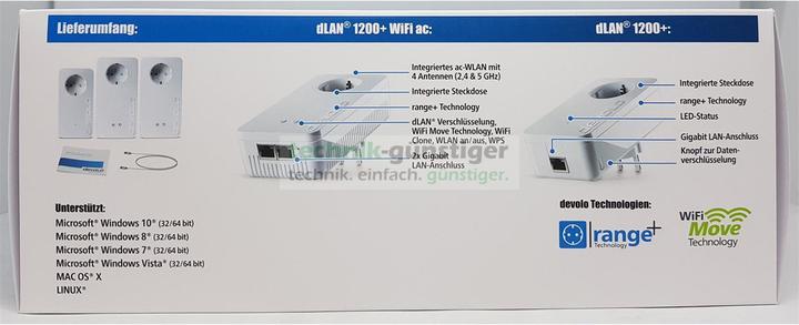 Productafbeelding Devolo DLAN 1200+ Wifi Netwerk Kit