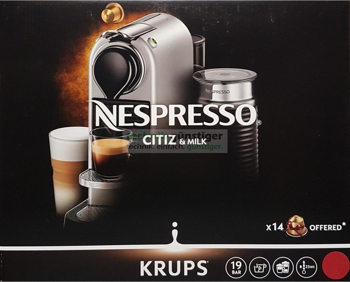 Produktbild Krups Nespresso Citiz & milk (NESPRESSO Original)