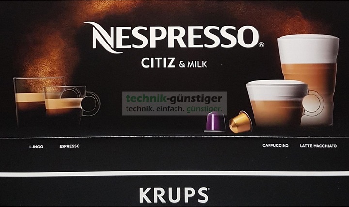 Produktbild Krups Nespresso Citiz & milk (NESPRESSO Original)