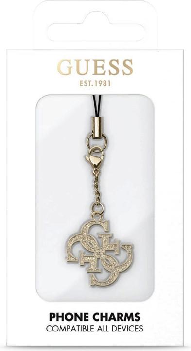 Produktbild Guess zawieszka GUCPM4GID Phone Strap 4G Glitter Charm (Kunststoff, Metall, Nylon)