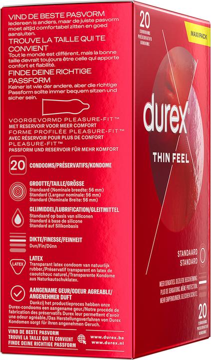 Actual product image Durex Thin Feel (20 pcs.)