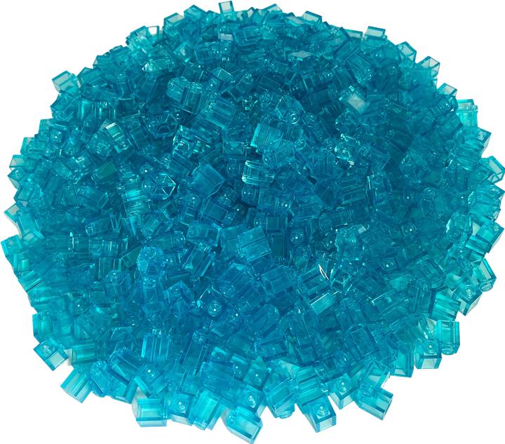 Produktbild LEGO Steine transparent Blau (3005, LEGO Zubehör)