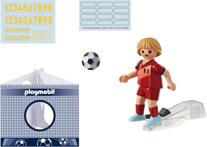 Actual product image Playmobil Sports & Action Footballer Belgium - 71128 (71128)