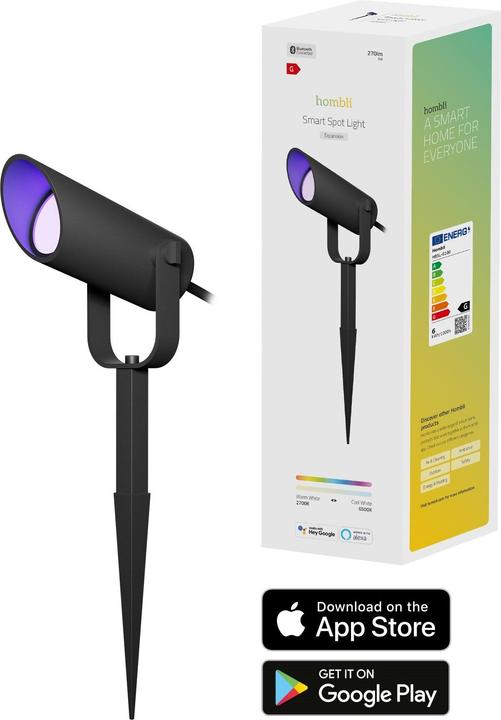 Hombli Outdoor Smart Spot Light - Single (300 lm, IP65)