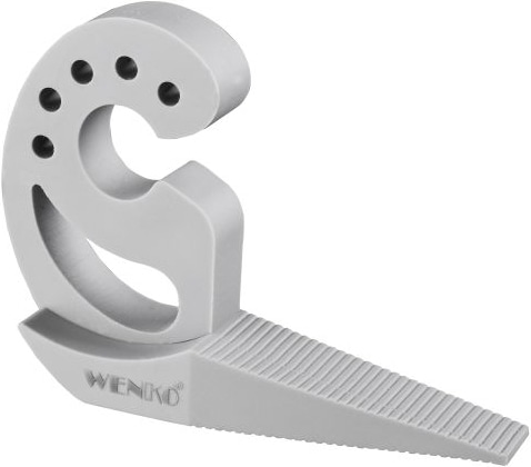 Actual product image Wenko Multi-Stop grey (1 Piece, 12 x 2.5 x 8 cm)