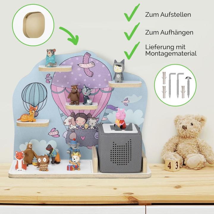 Produktbild Stadtecken Kinder Regal für Musikbox & Tonie-Aufbewahrung