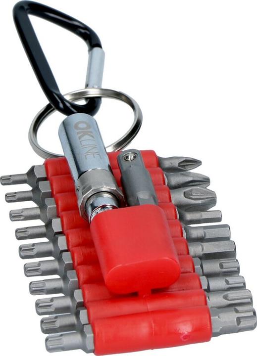 Actual product image OK-Line Bit-Set mit Karabinerhaken 22-tlg. MAGIC