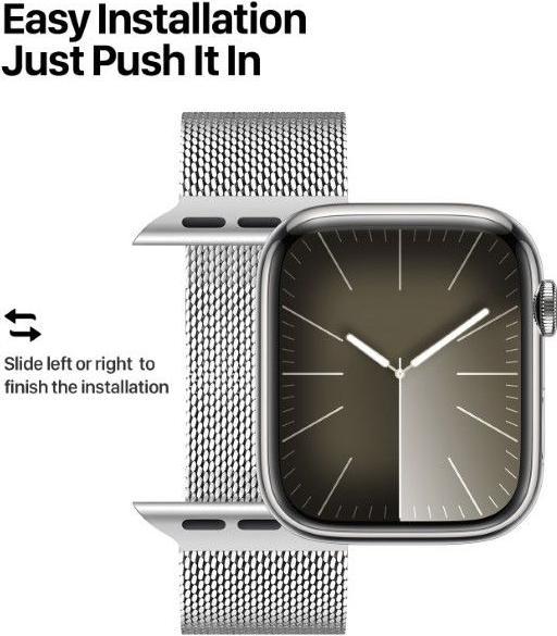 Image du produit Dux Ducis Pro Bracelet (42 mm, 44 mm, 45 mm, 49 mm, Acier inoxydable, Apple Watch Series 5, Apple Watch SE, Apple Watch Ultra 2, Apple Watch Series 4, Apple Watch SE (2022/2023), Apple Watch Series 3, Apple Watch Series 8, Apple Watch Series 7, Apple Watch Series 6, Apple Watch Series 9, Apple Watch Ultra)
