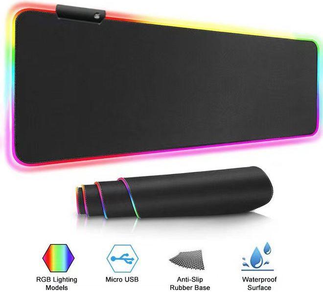 Actual product image MU Classic Gaming Mouse Pad with RGB Lighting