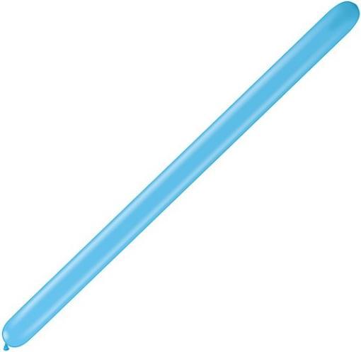 Produktbild Qualatex 100 Modellierballons Hellblau deckend L 180cm (100x)