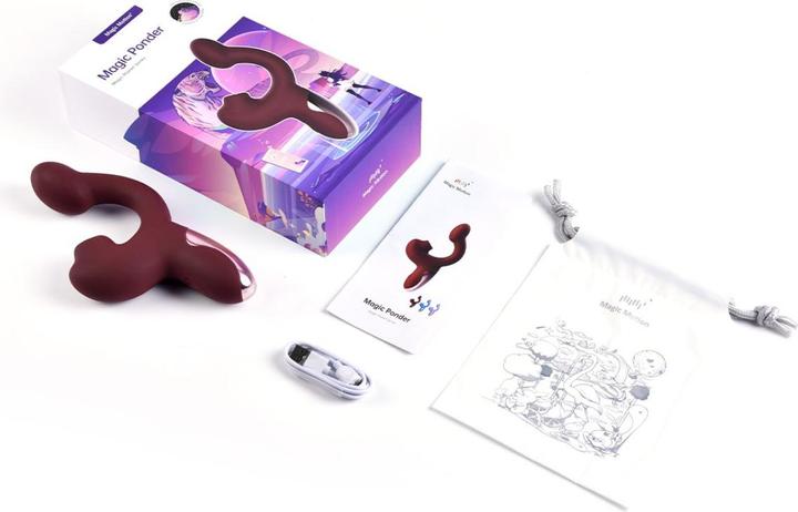 Actual product image Magic Motion – Magic Ponder Vibrator with Lick & G-Spot Function – Red