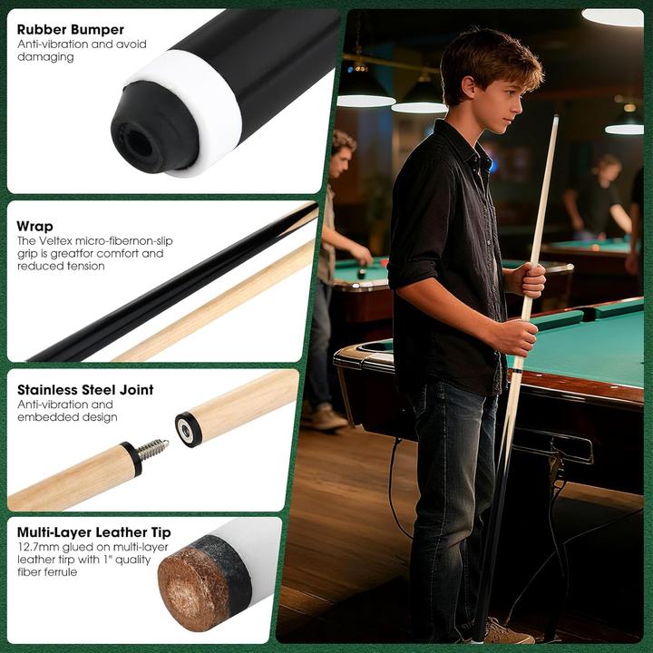 Produktbild JX 2er-Set Poolbillard-Queues