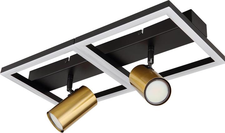 Actual product image Globo Wall lamp Marrie black LED (1250 lm)