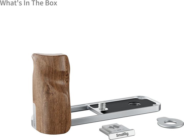 Actual product image SmallRig L-Winkel mit Holzgriff, Detailfarbe: Silber