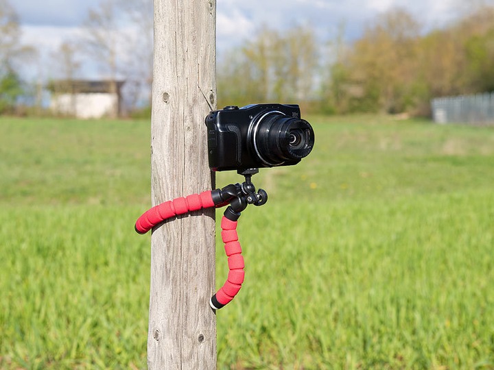 Actual product image Somikon Ultra-flexible, super-bendy tripod camera tripod (Plastic)