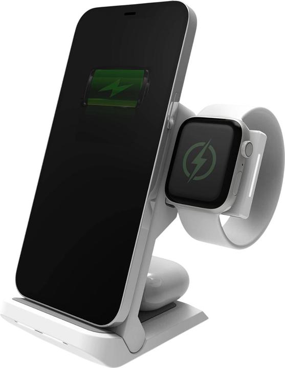 Actual product image STM ChargeTree Go Headphones, Smartphone, Smartwatch, Watch White USB Wireless charging Indoor (20 W)