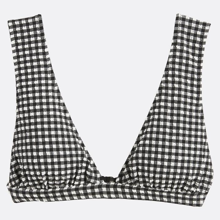 Chequered black, White