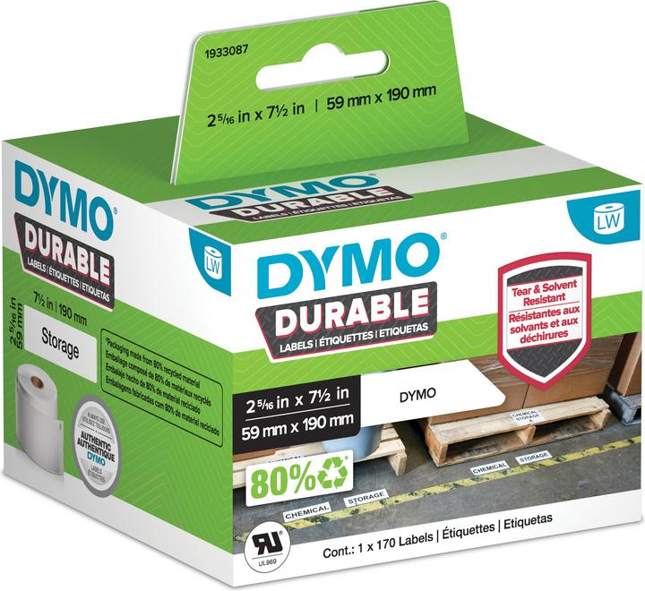 Produktbild Dymo LabelWriter Hochleistungs-Etiketten (19 cm)