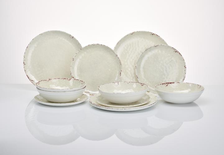 Produktbild Flamefield Geschirrset Rustic Pearl 12tlg