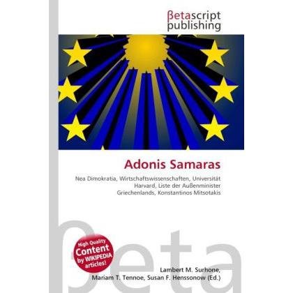 Adonis Samaras, Fachbücher