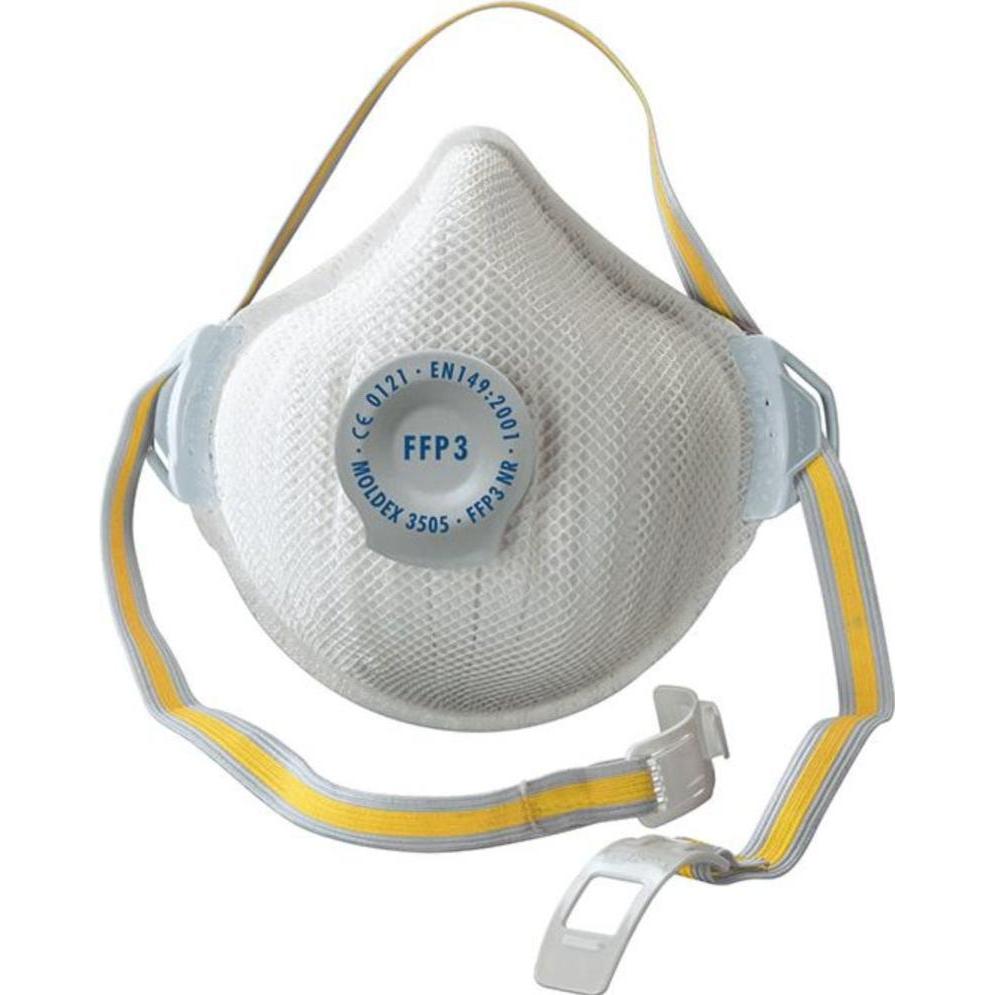 Moldex, Maschera respiratoria, Respiratore AIR 350501 FFP3 / V NR con valvola di esalazione (FFP3, 5 x)