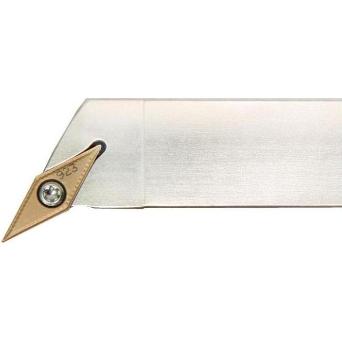 Tecwerk, Accessori per macchine, Klemmdrehhalter SVHCL2020K16 links vernickelt Aussendrehen