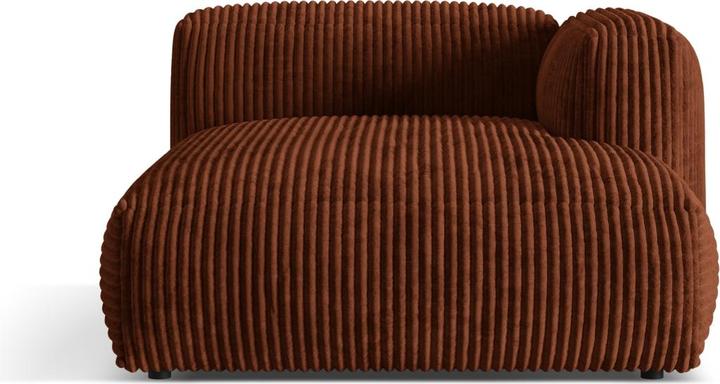 Image du produit Micadoni Chaise longue modulable droite, "Martina", 1 Place, 176x123x75 Fabriqué en Europe (Recamière)