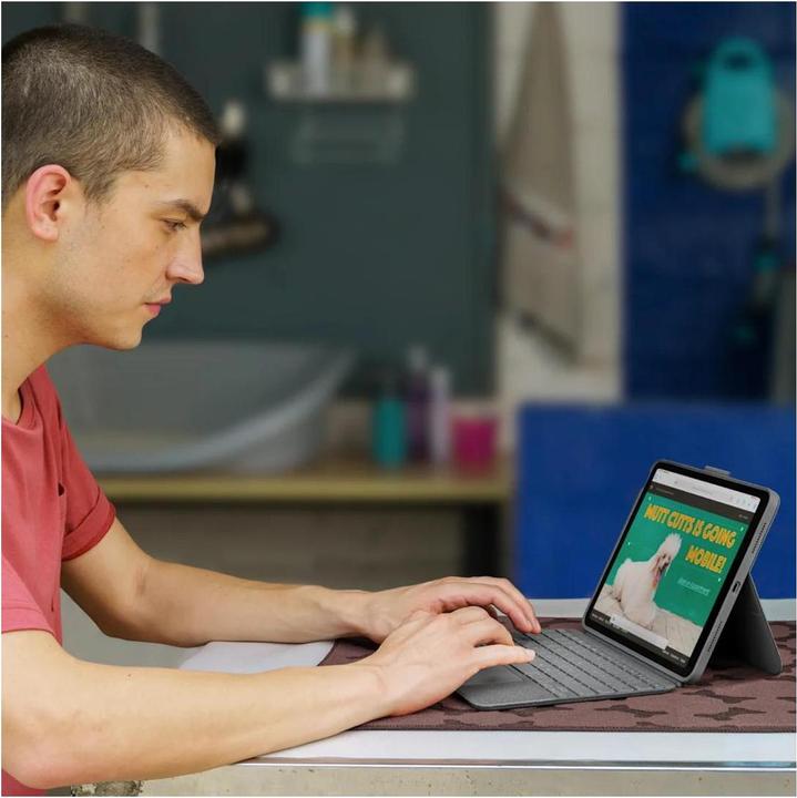 Productafbeelding Logitech COMBO TOUCH VOOR IPAD (10E GEN) (DE, Apple iPad 2022 (10e generatie), Apple iPad 2025 (11e generatie))