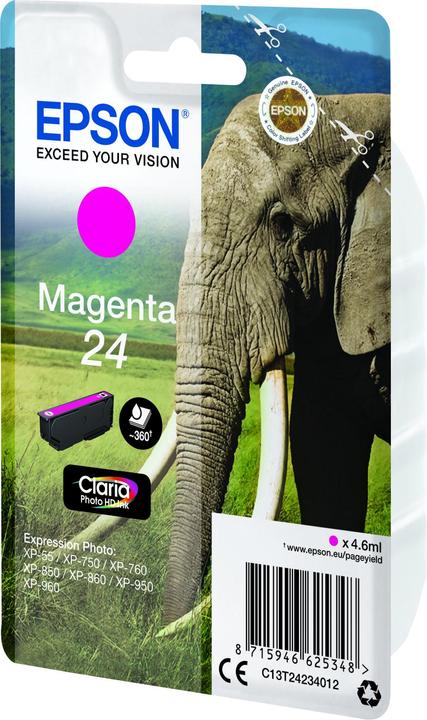 Actual product image Epson 24 Claria Photo HD (M)
