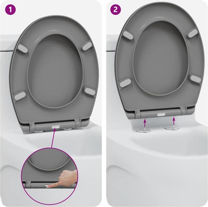 Produktbild vidaXL Toilettensitz