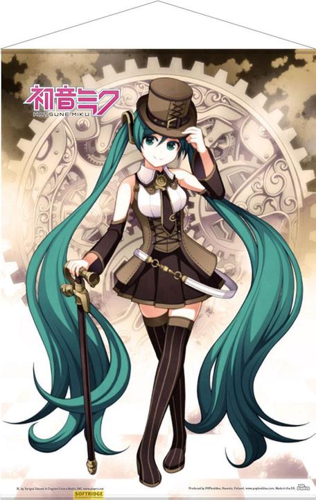 POPbuddies Hatsune Miku wallscroll Steampunk Miku 50 x 70 cm