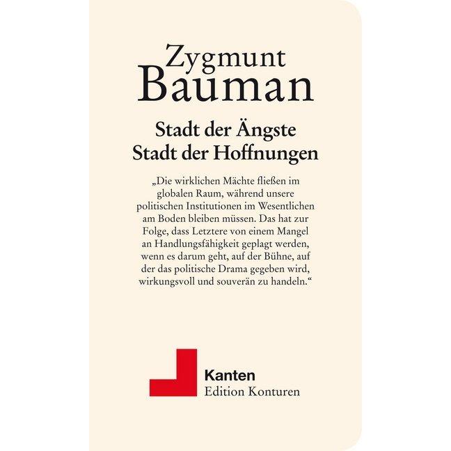 Bauman:Stadt der Ängste, Stadt der Hoff, Sachbücher von Zygmunt Bauman