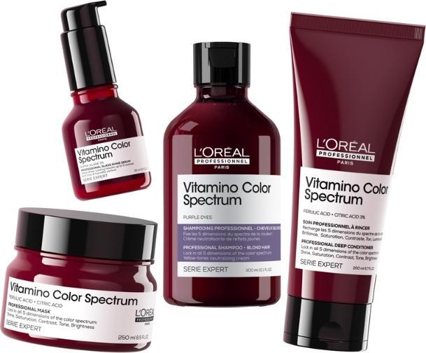 Produktbild L'Oréal Professionnel Vitamino Color Spectrum Purple Dyes Neutralizing (300 ml, Silbershampoo)