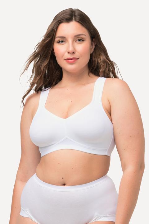 Immagine prodotto Ulla Popken Reggiseni di microfibra in confezione doppia con coppe preformate e senza ferretto (Confezione da 2, 105 E)