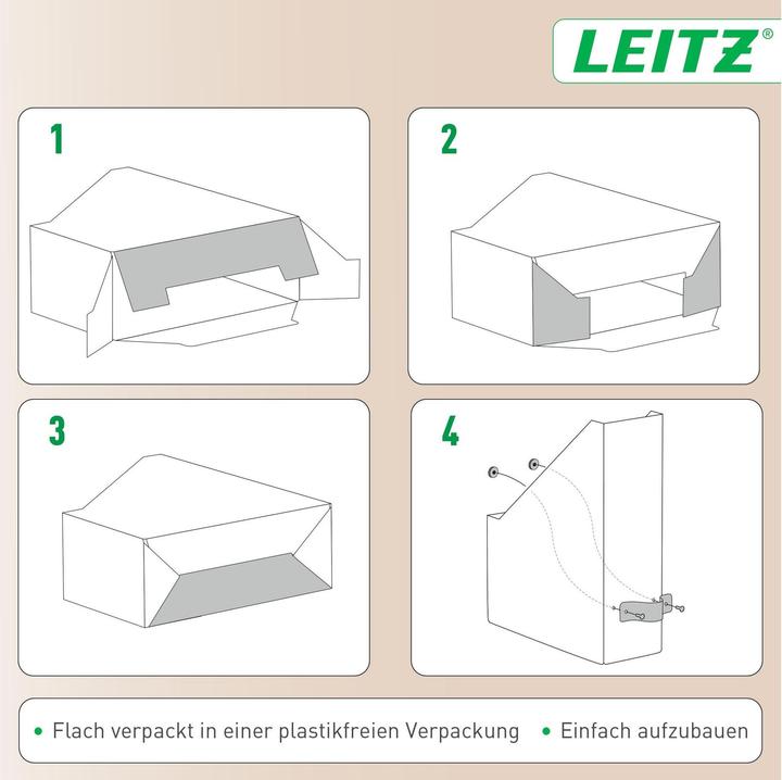 Produktbild Leitz Stehsammler Puro Recyclingkarton (A4)