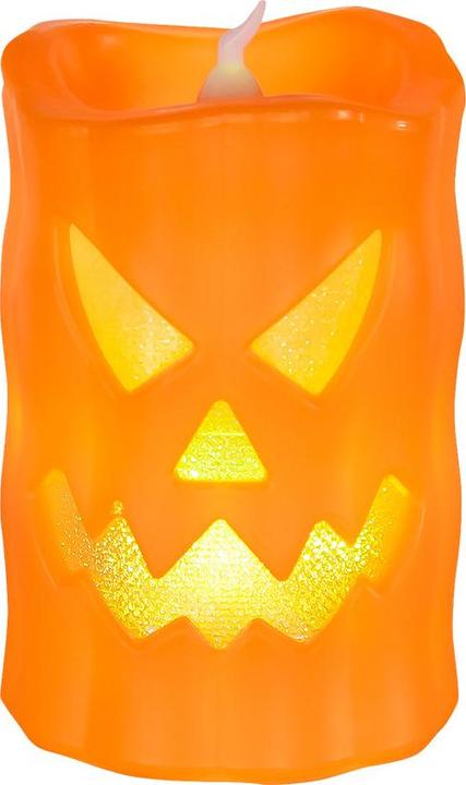 Boland Halloween: Böse Kürbis Kerze LED (1 Stück)