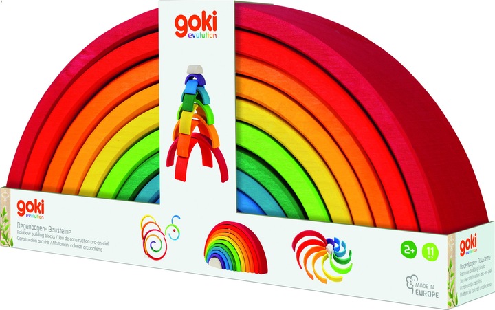 Image du produit Goki Blocs arc-en-ciel