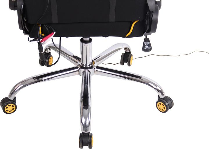 Actual product image CLP Limit XM office chair fabric, black/yellow
