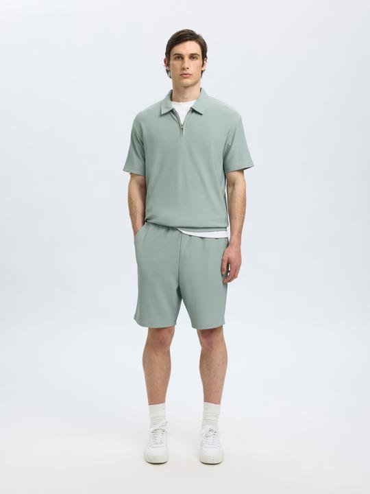 Produktbild Selected Half-Zip Plissee Polo shirt (XL)