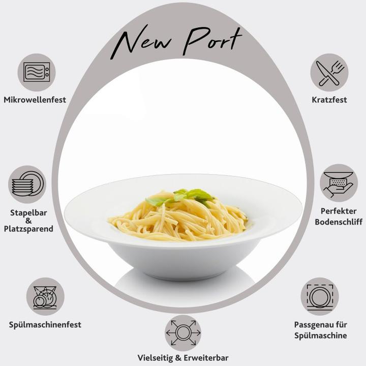 Immagine prodotto Sänger Geschirr Pastateller Set New Port (4 x)