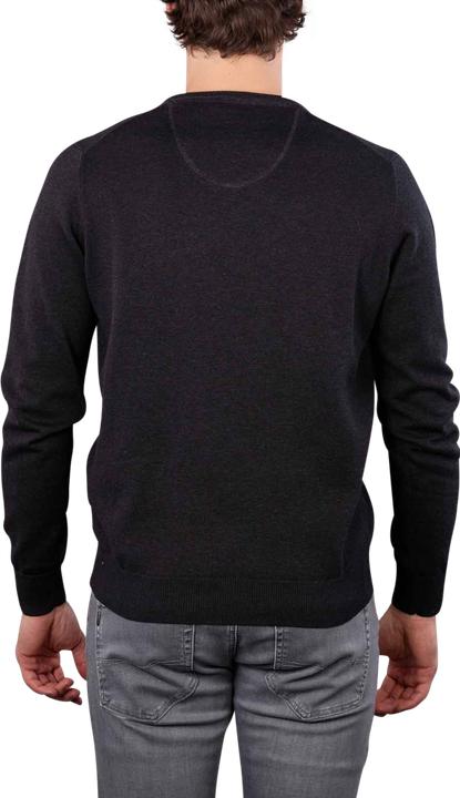 Actual product image Fynch-Hatton V-Neck Sweater charcoal (4XL)