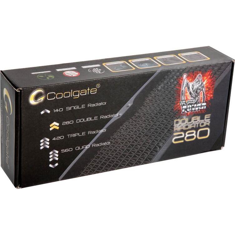 Thumbnail - Coolgate CG280 280mm Radiator, Wasserkühlung Radiator, Schwarz