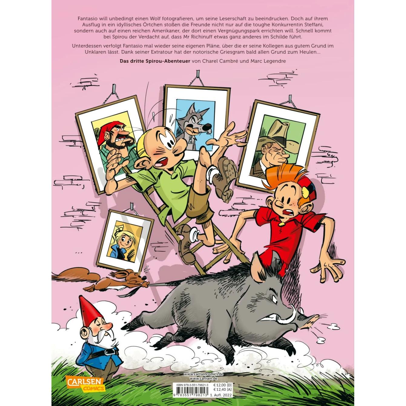 Thumbnail - Spirou und Fantasio Spezial 39: Der Wolfsmensch, Hörbücher von Rolf Erdorf, Marc Legendre, Charel  Cambré