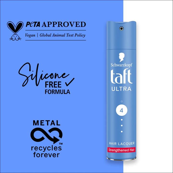 Actual product image Schwarzkopf Professional Taft Ultra Strong 4 Hair Spray - Hairspray (250 ml)