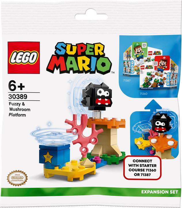 Actual product image LEGO Fuzzy & Mushroom Platform - Expansion Set (30389, LEGO Super Mario)