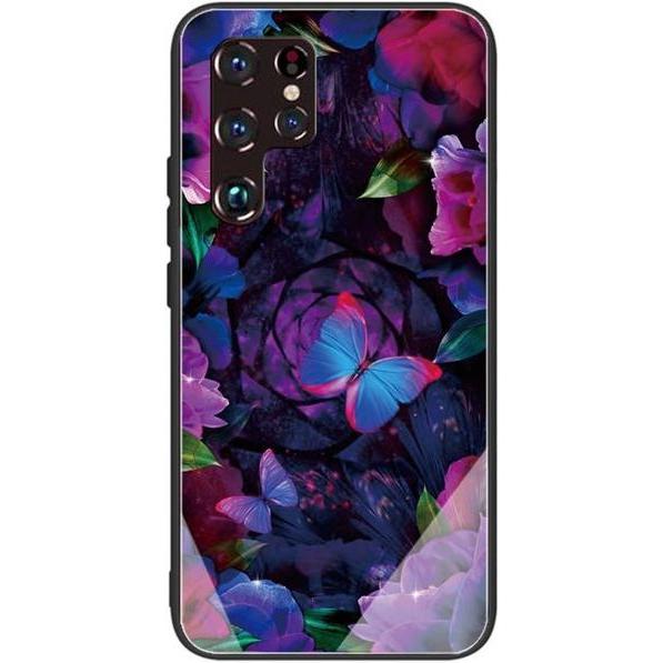 MU Style Image Glas und Kunststoff Series (Samsung Galaxy S22 Ultra), Smartphone Hülle, Mehrfarbig