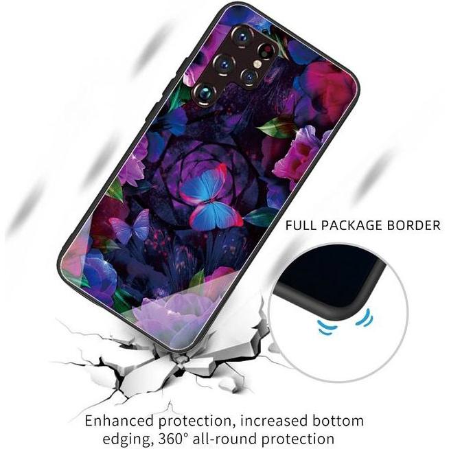 Thumbnail - MU Style Image Glas und Kunststoff Series (Samsung Galaxy S22 Ultra), Smartphone Hülle, Mehrfarbig