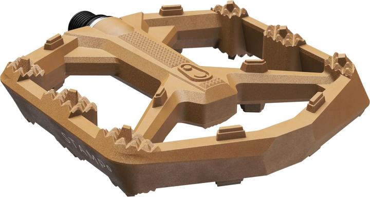 Actual product image Crankbrothers Stamp 0 Large Plattform-Pedal, brown