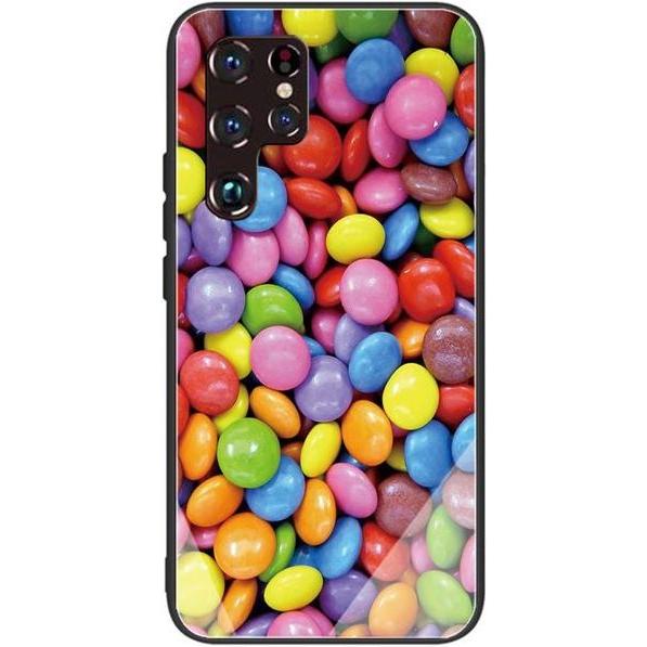 MU Style Image Glas und Kunststoff Series (Samsung Galaxy S22 Ultra), Smartphone Hülle, Mehrfarbig
